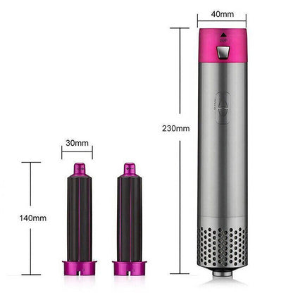 5 in 1 Electric Hair Dryer Hair Styler Straighteners Blow Brush Comb Curl Dryer