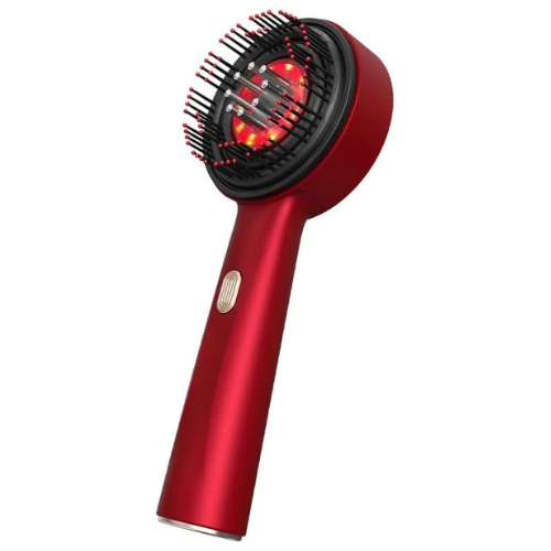 Multi-Functional Cordless Electric Shiatsu Red Hair Brush